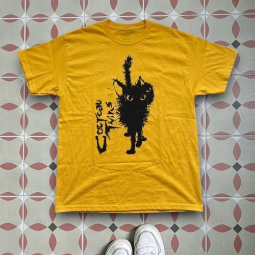 Shirt cocteau twins gatto - cocteau,