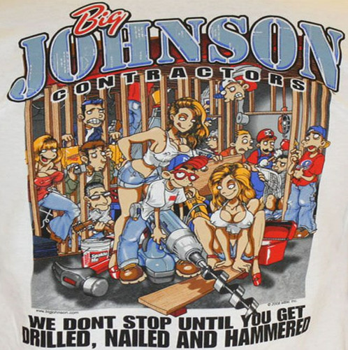 Big johnson shirt t - johnson, shirt,