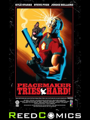 Peacemaker tries hard - tries, graphic