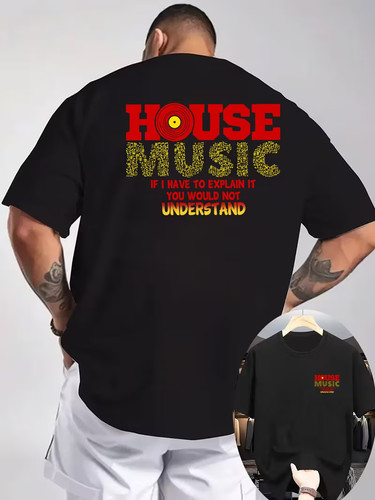 House music graphic shirt - house,