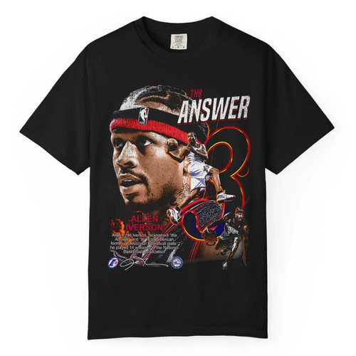 Shirt grafica allen iverson - t-shirt,